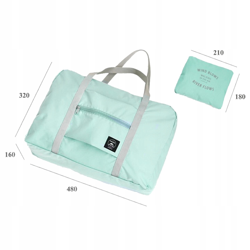 TORBA JAK WALIZKA PODRÓŻNA NA BAGAŻ DO SAMOLOTU Model River Flows