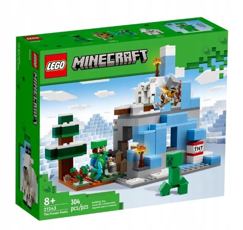 Lego Minecraft 21243 Ośnieżone szczyty