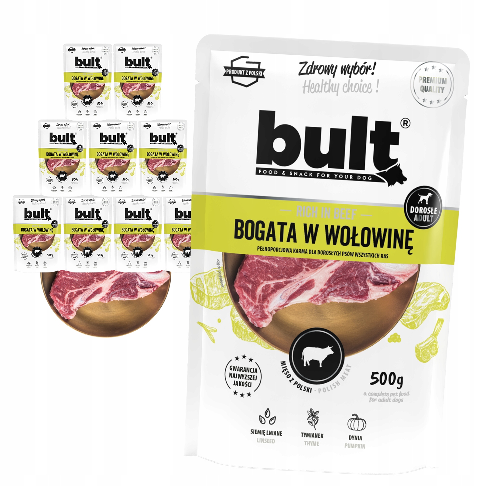 Levně Bult Sáček Mletý Bohatý Na Hovězí Maso 500G 10 Ks.