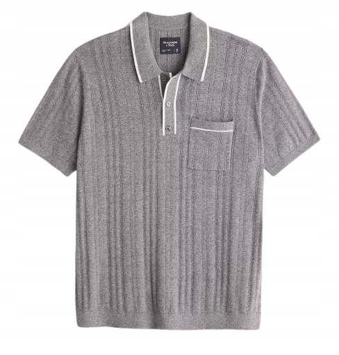Johnny Collar polo Abercrombie&Fitch svetr L
