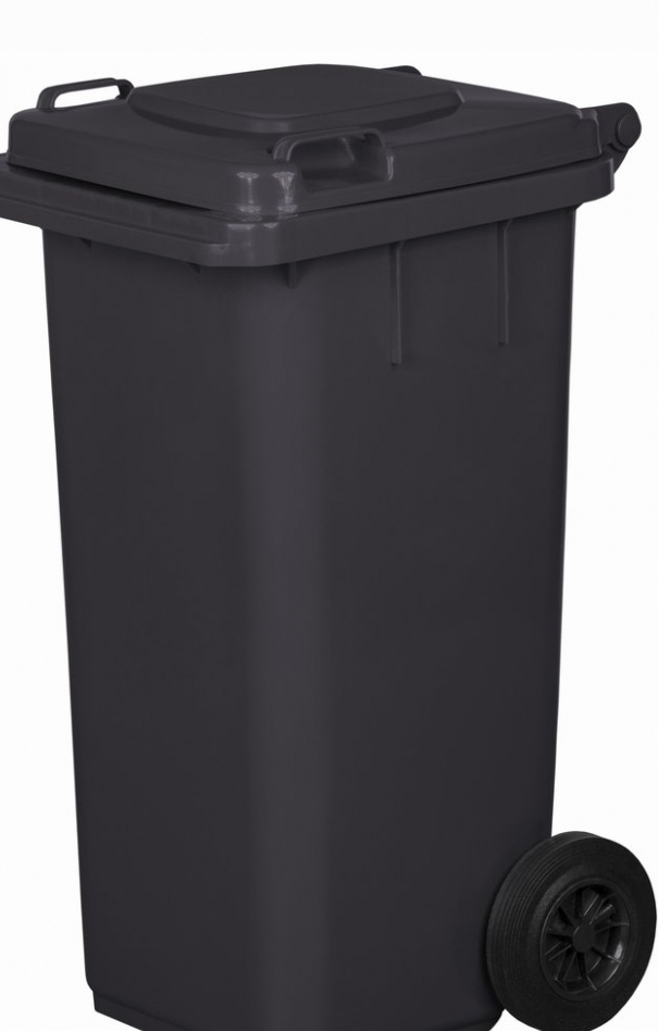 

Kosz Pojemnik Na Śmieci 120L Odpady grafit norma