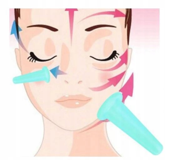 Bańki Chińskie Silikonowe do Masażu Ciała i Twarzy Przeznaczenie ciało i twarz