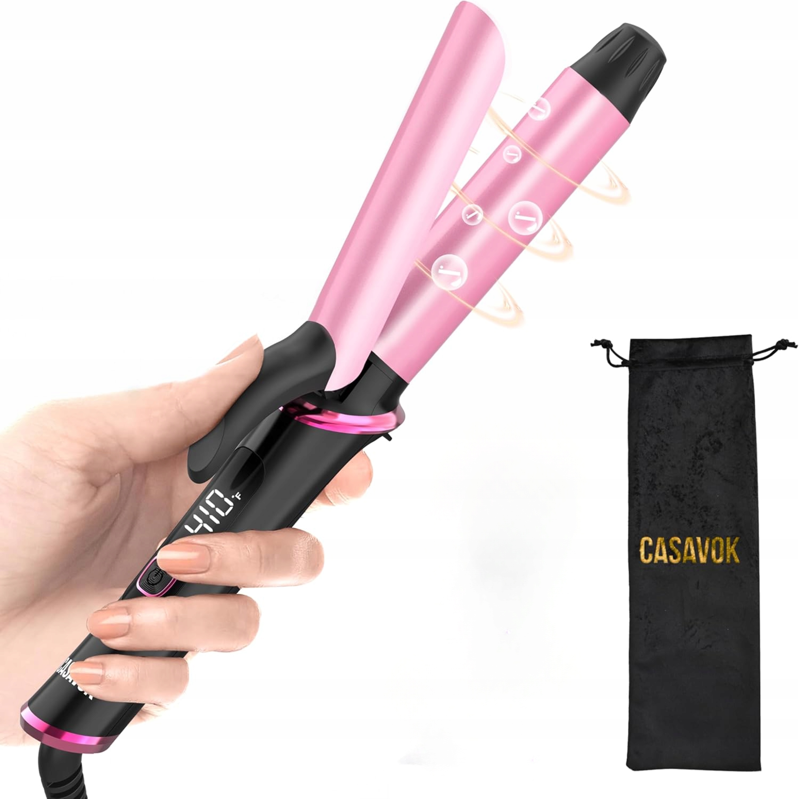 Mini Lokówka Podróżna Turystyczna 5 Temperatur Auto Off Ergonomiczna