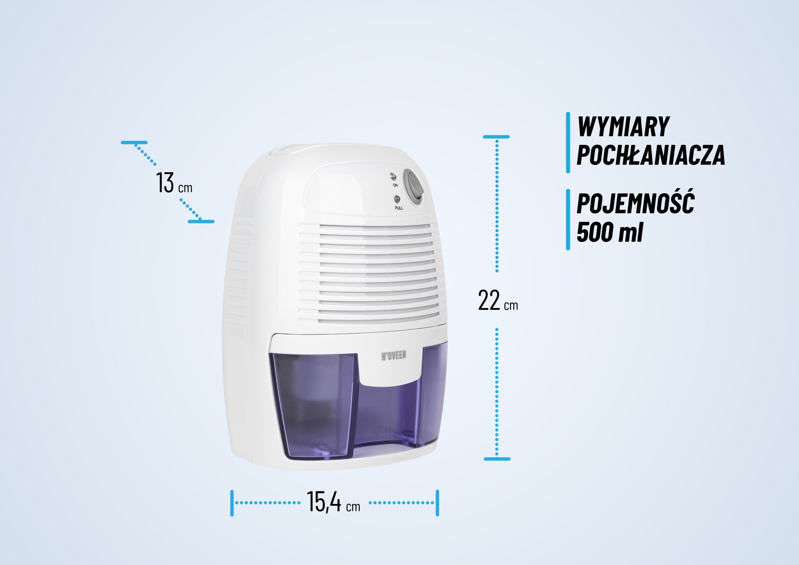 N'OVEEN DH300 POCHŁANIACZ WILGOCI Model DH300