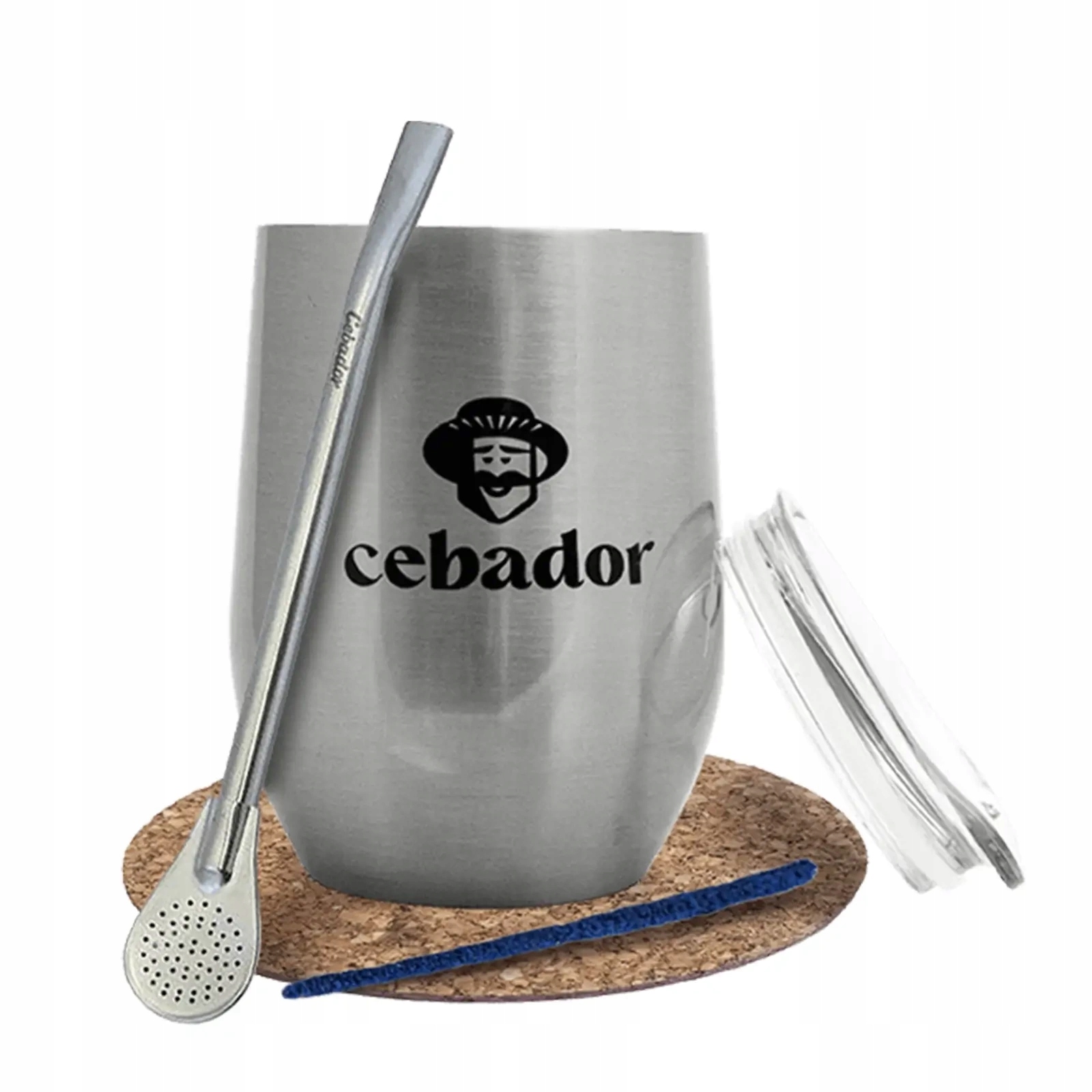 Zestaw do Yerba Mate Cebador Matero Termiczne TermoLid Bombilla