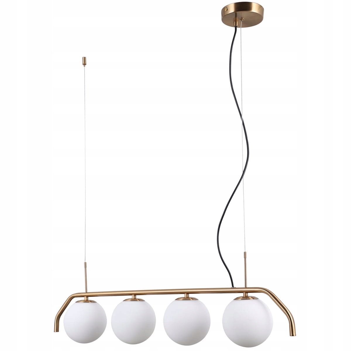 Závesná lampa Italux Carimi Led moderná mosadz