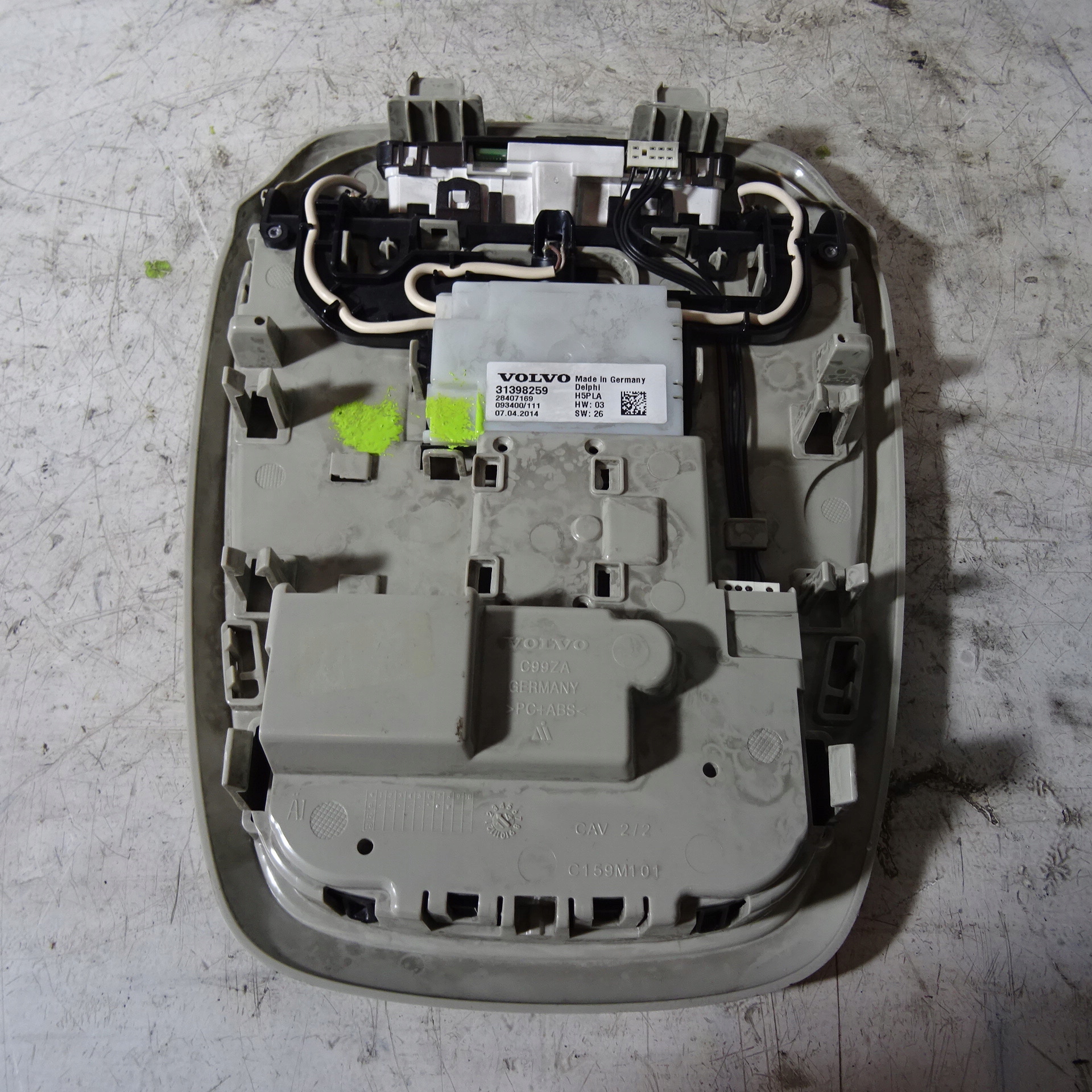 VOLVO V40 14R COPPIA LUCI interna 31398259