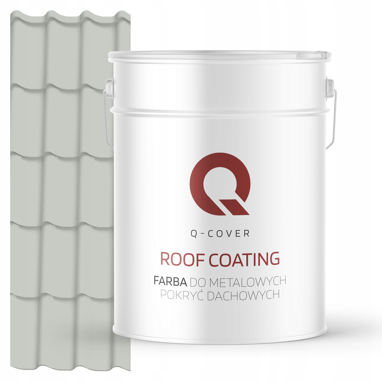 Farba Na Kovové Strechy Z Pozinkovaného Plechu Biela Papyrus Ral 9018 10 L Matná