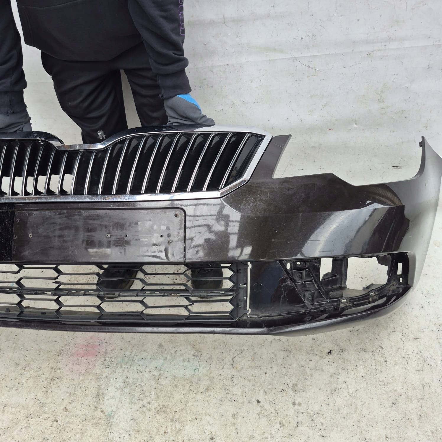 SKODA SUPERB II 2 LIFT 13-15 bumper front front 3T0807221K