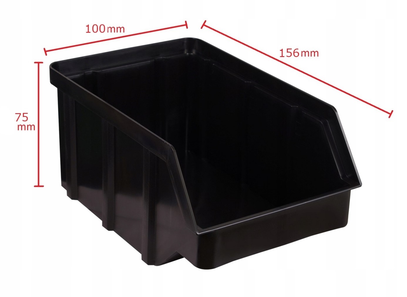 Regal z pojemnikami na kuwety warsztatowe 24 poj Weight with packaging 15 kg