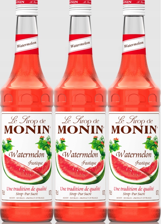 3x Syrop Monin arbuzowy arbuz watermelon