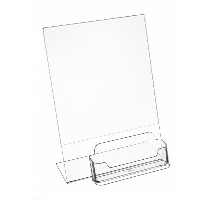 Stojaczek L A5 pion + wizytownik plexi