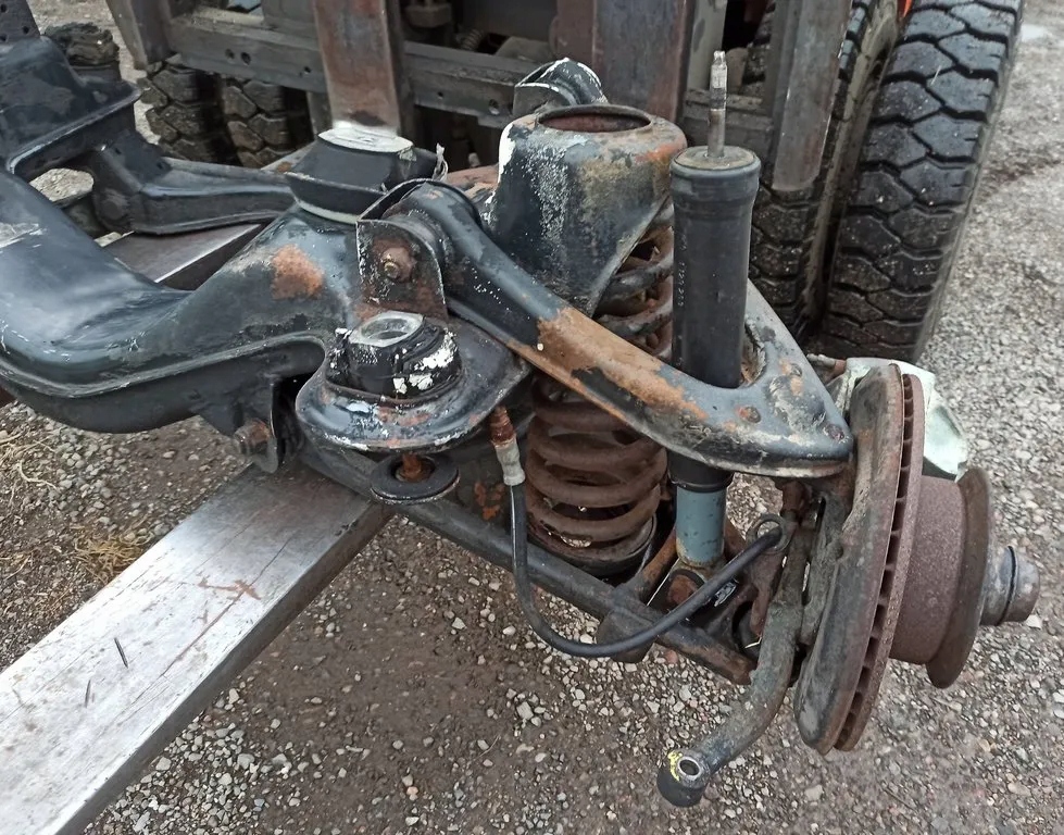 suspension beam axle beam front Mercedes R107 C107
