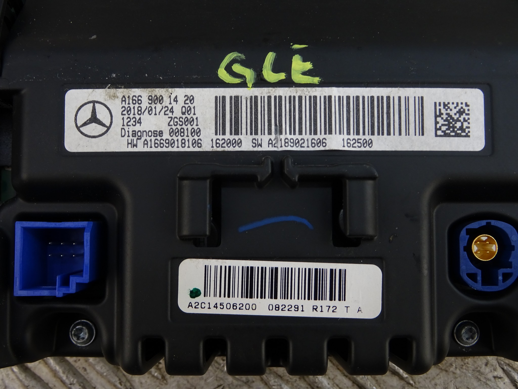 MERCEDES GLE W166 C292 EKRAN display A1669001420