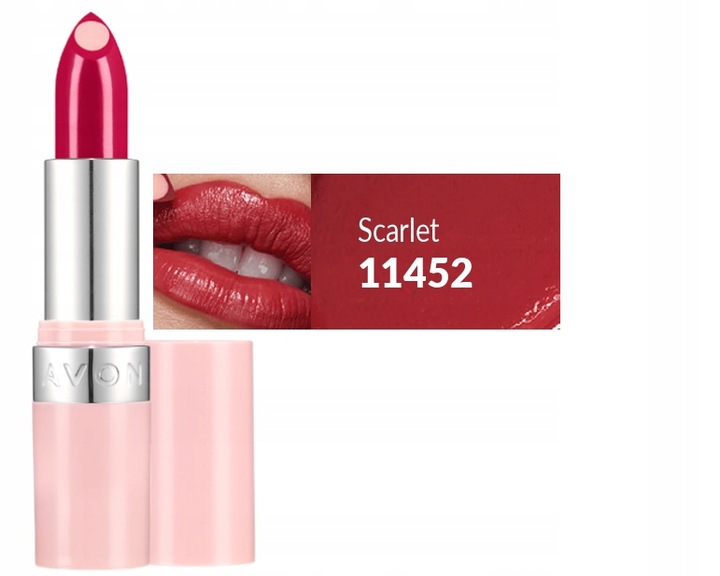 AVON Nawilżająca błyszcząca pomadka Hydramatic SCARLET