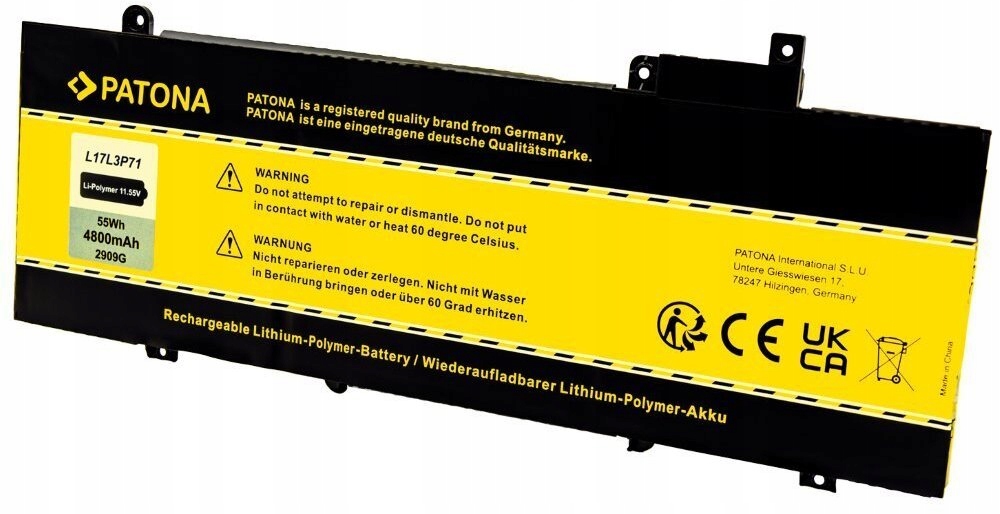 Batéria pre notebooky Ibm, Lenovo , Li-Pol 4800 mAh Patona