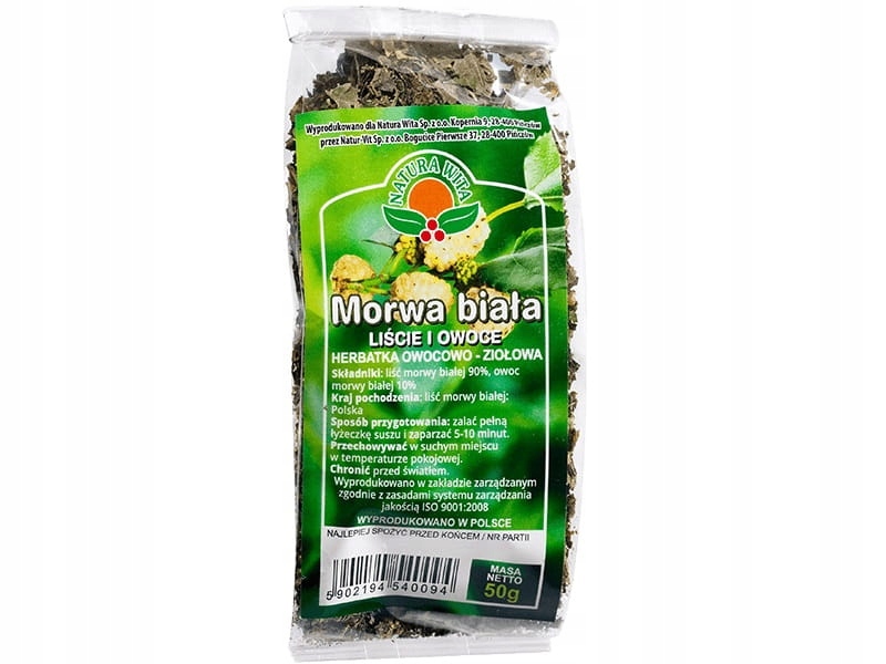 

Morwa Biała herbata owocowo-ziołowa 50g
