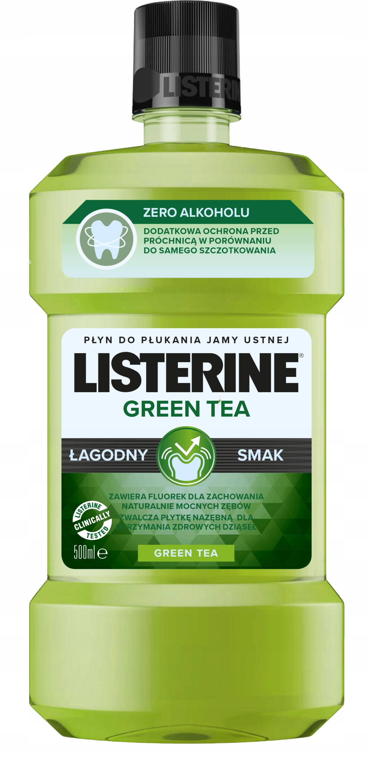 PŁYN DO PŁUKANIA UST LISTERINE 500ML GREEN TEA ZERO ALKOHOLU