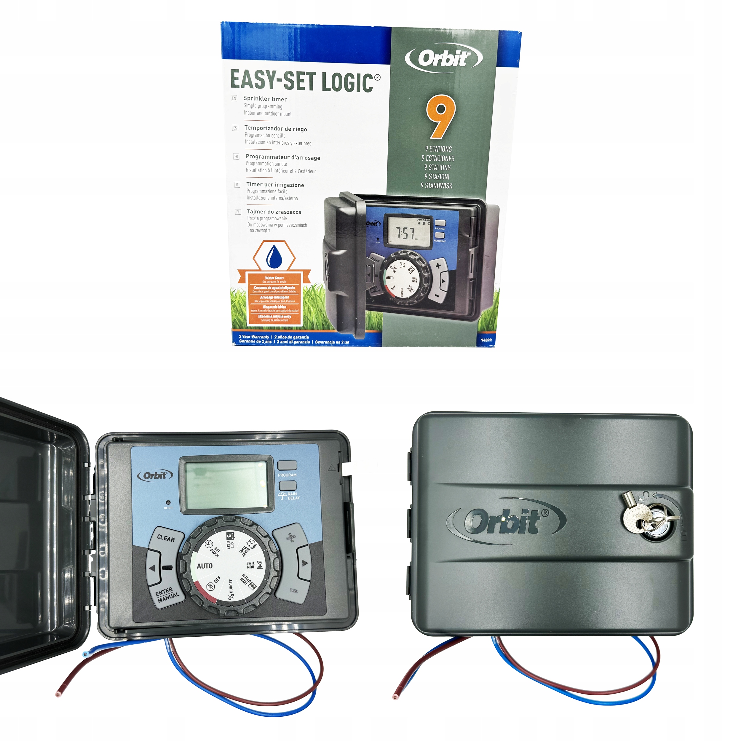 Ovládač Orbit Easy-set Logic 9 Sekcií Externý