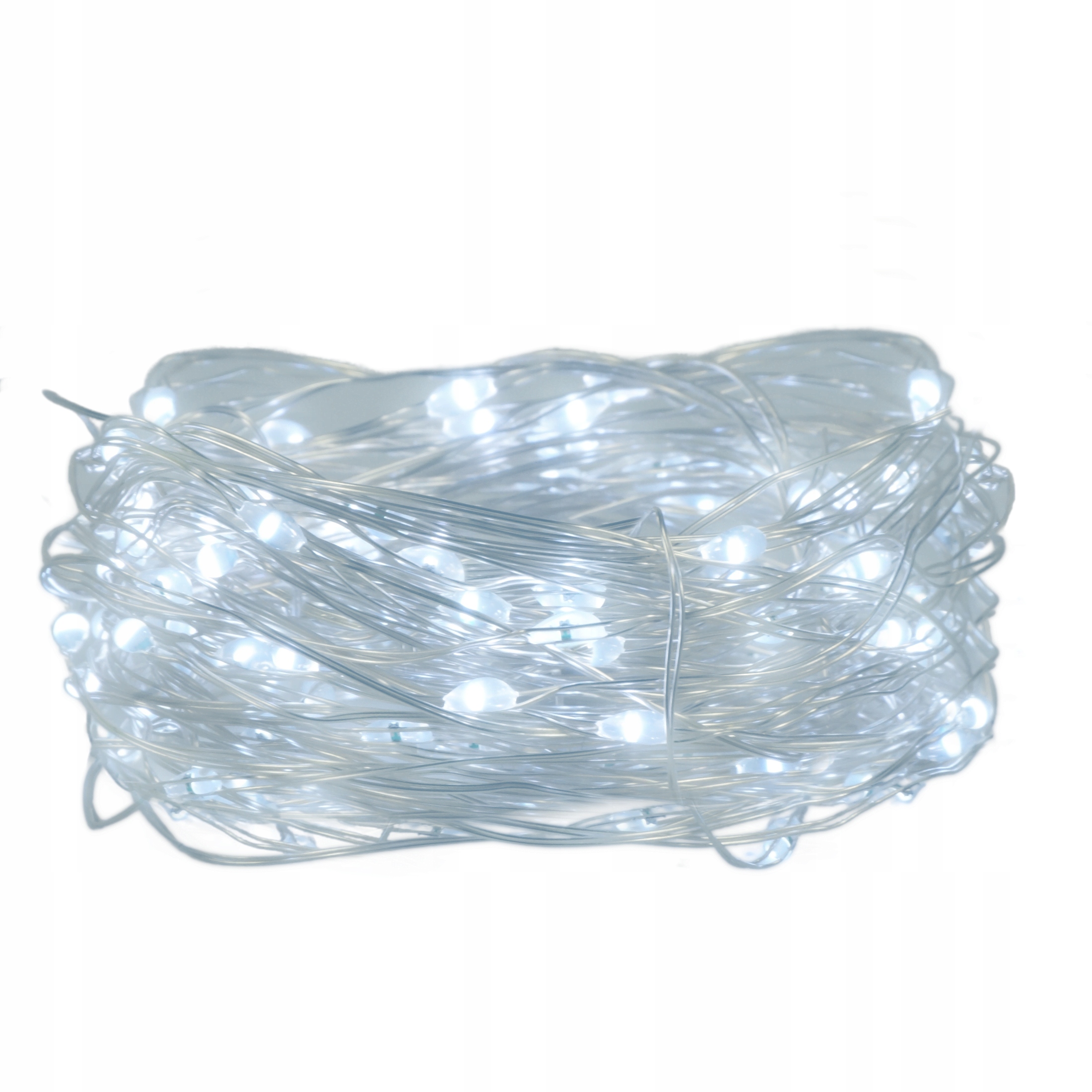 

Lampki Led 50 diod drucik na baterie białe zimne