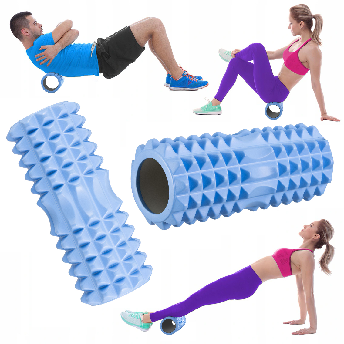 

Wałek Roller Do Masażu Z Wypustkami Gymtek