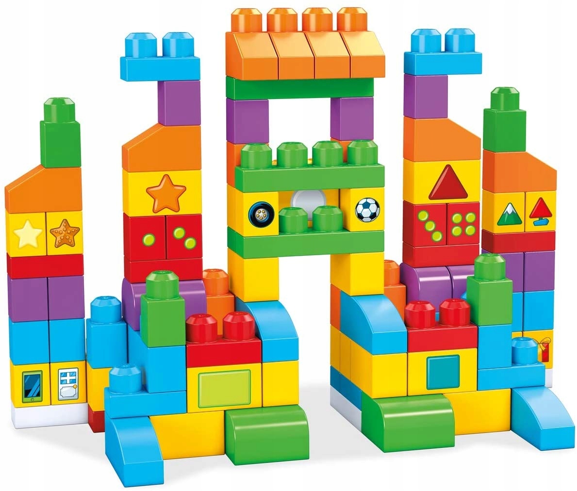 MEGA BLOKS FIRST BUILDERS TORBA KLOCKI 150 ELEMENTÓW FVJ49 EAN (GTIN) 0887961660074