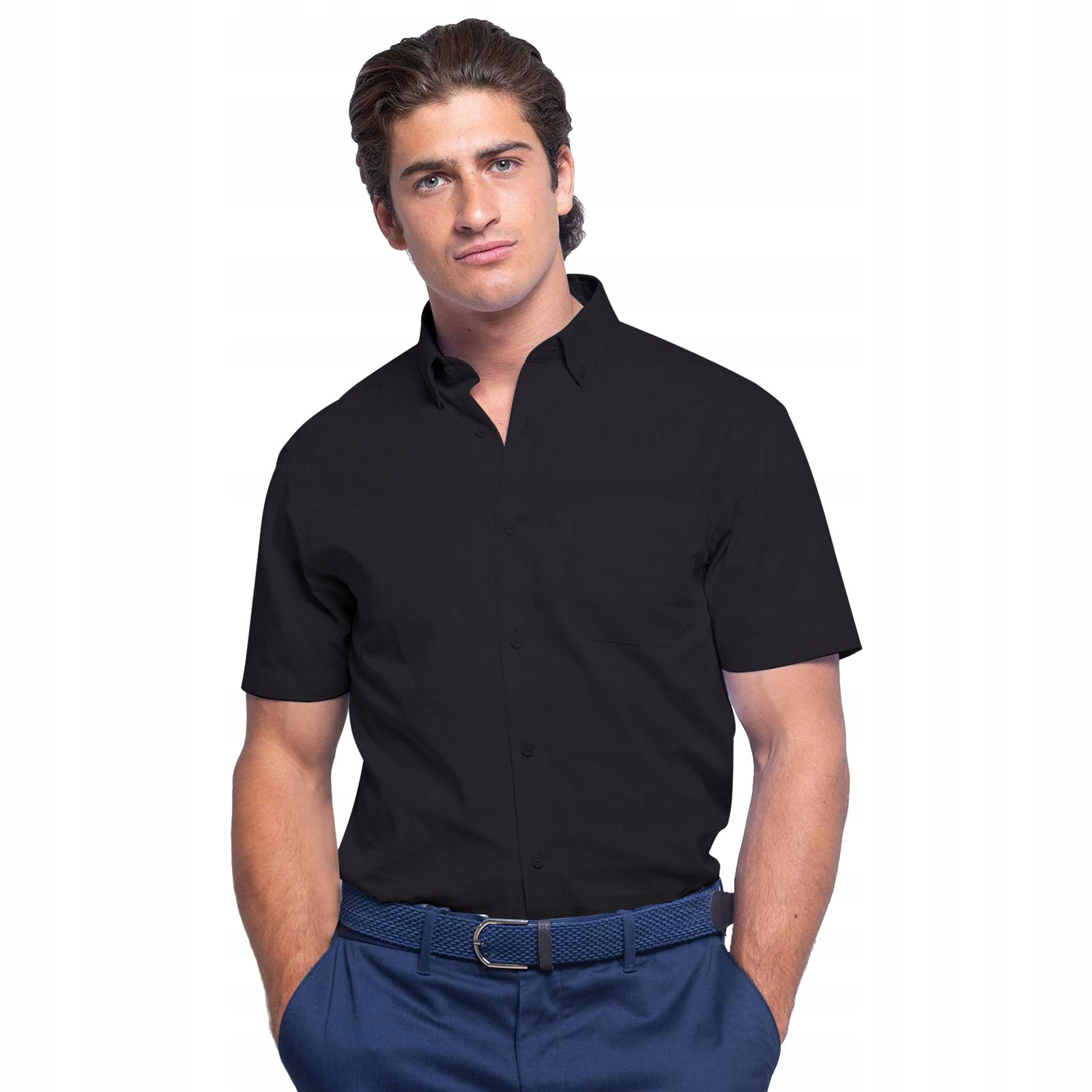 

Klasyczna koszula męska Na Lato Shapopss Jhk XL