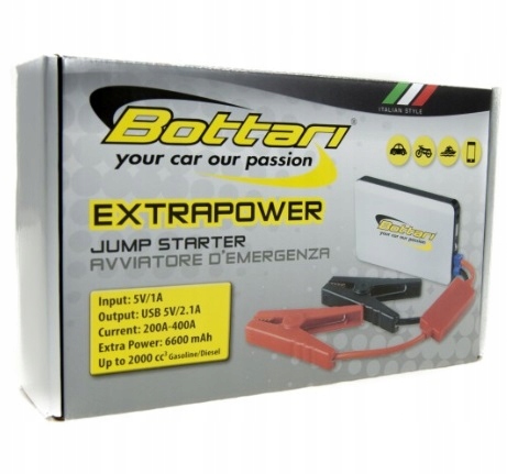 Bottari POWER BANK JUMP STARTER запуск 6600MAH