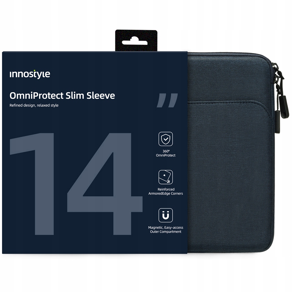Innostyle Taška Na Notebook 13 14 Voděodolná Pouzdro Omniprotect Modrá