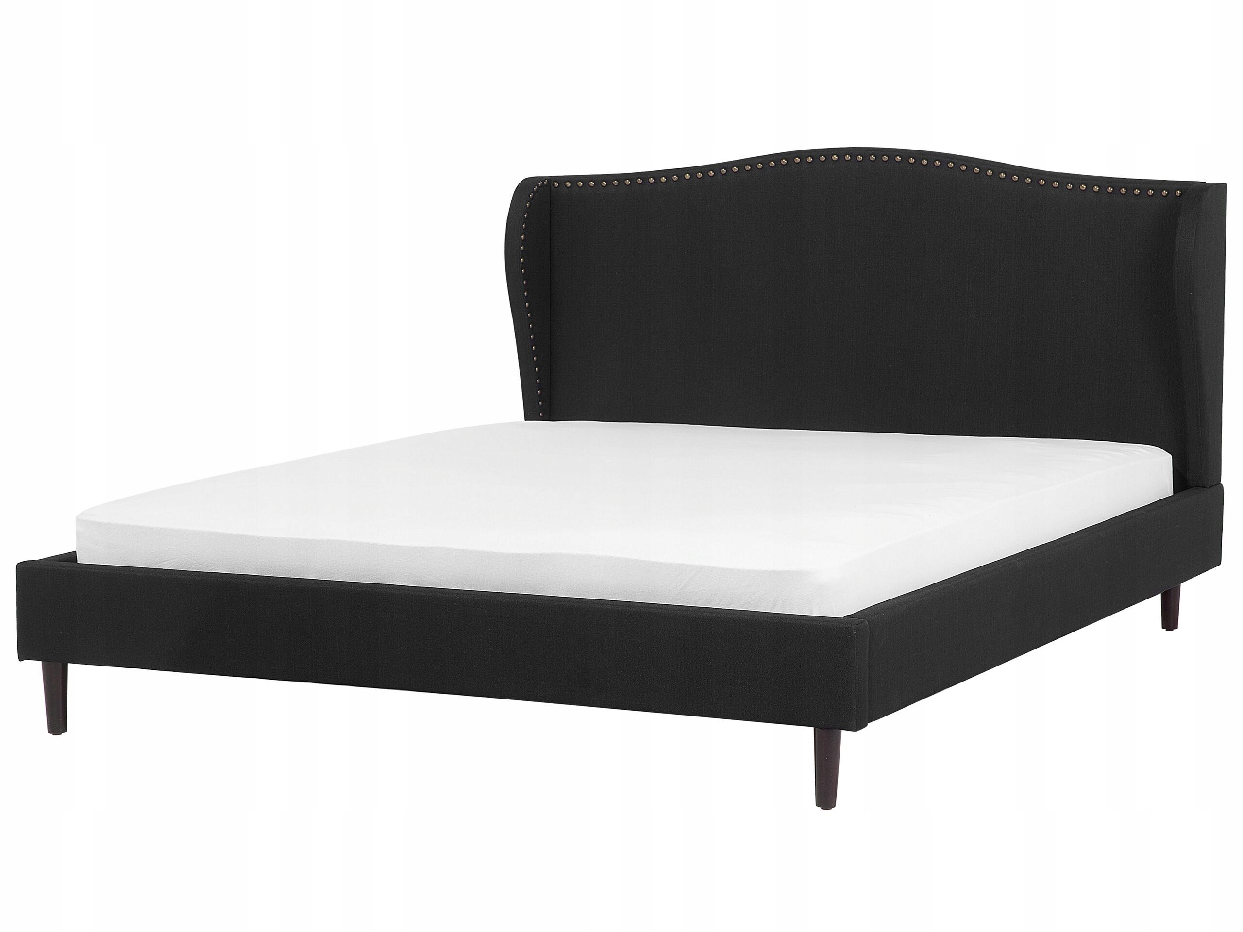 Łóżko tapicerowane rama 180x200 czarne