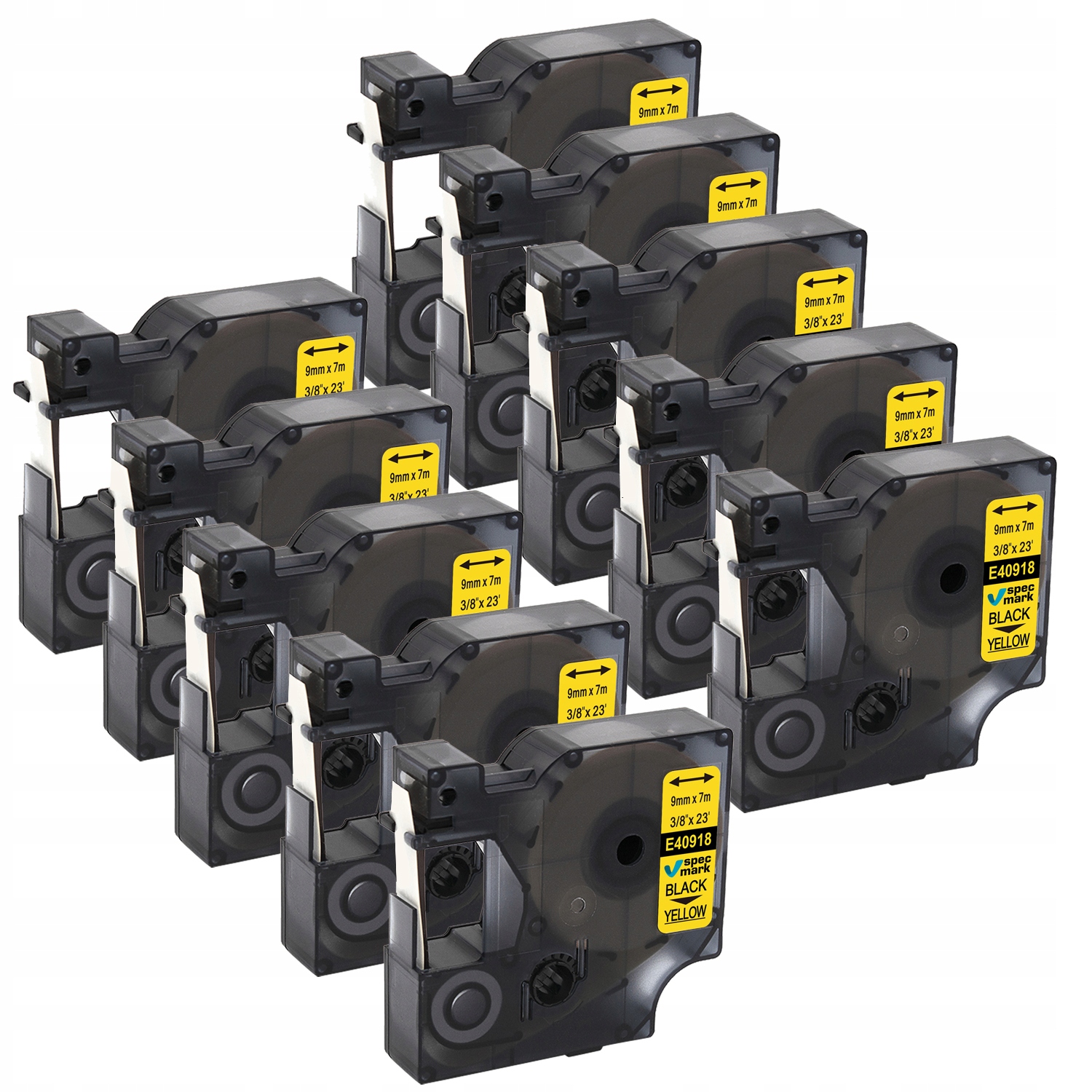 Specmark páska pro Dymo D1 40918 9 mm S072073 Set 10 ks
