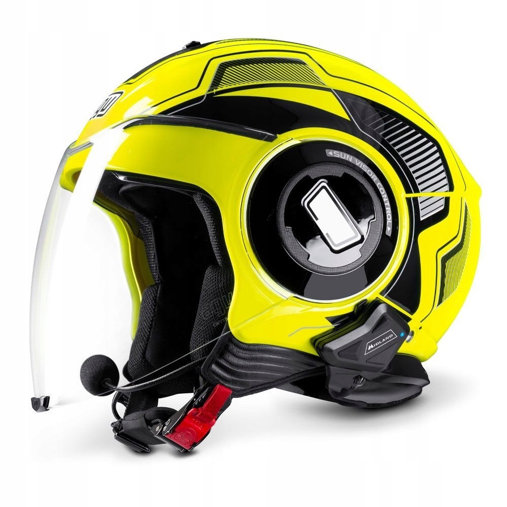 INTERKOM MOTOCYKLOWY BT MINI PRO POJEDYNCZY 1 KASK Typ połączenia Bluetooth