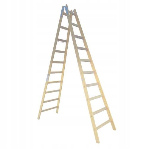 Štafle drevené Profi, 10 priečok, L 316,5 cm, Enpro