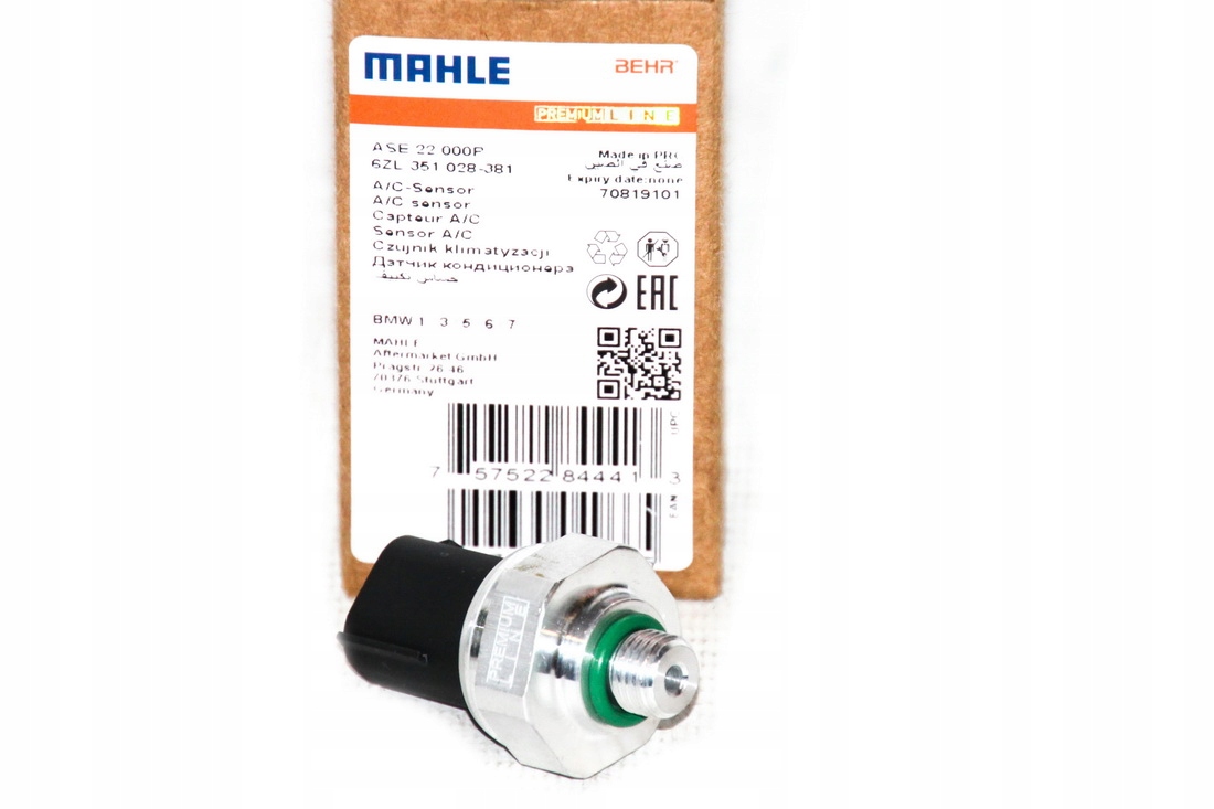 22 000P - Датчик давления кондиционера BMW E39 E46 E60 E90