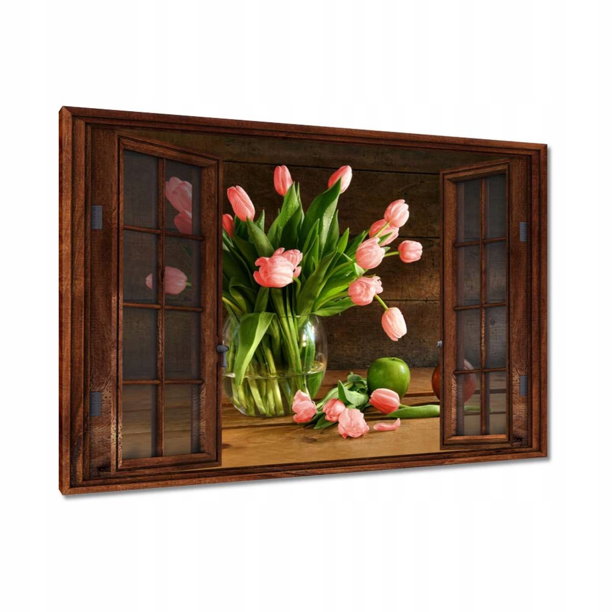 Obrazy 120x80 Červené tulipány