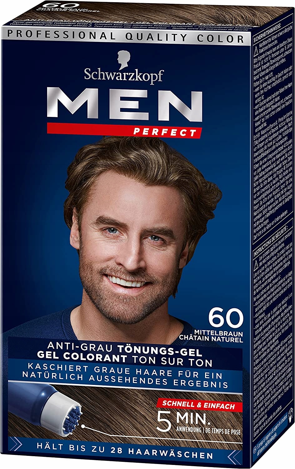 

Schwarzkopf Men Perfect 60 Odsiwiacz Średni Brąz