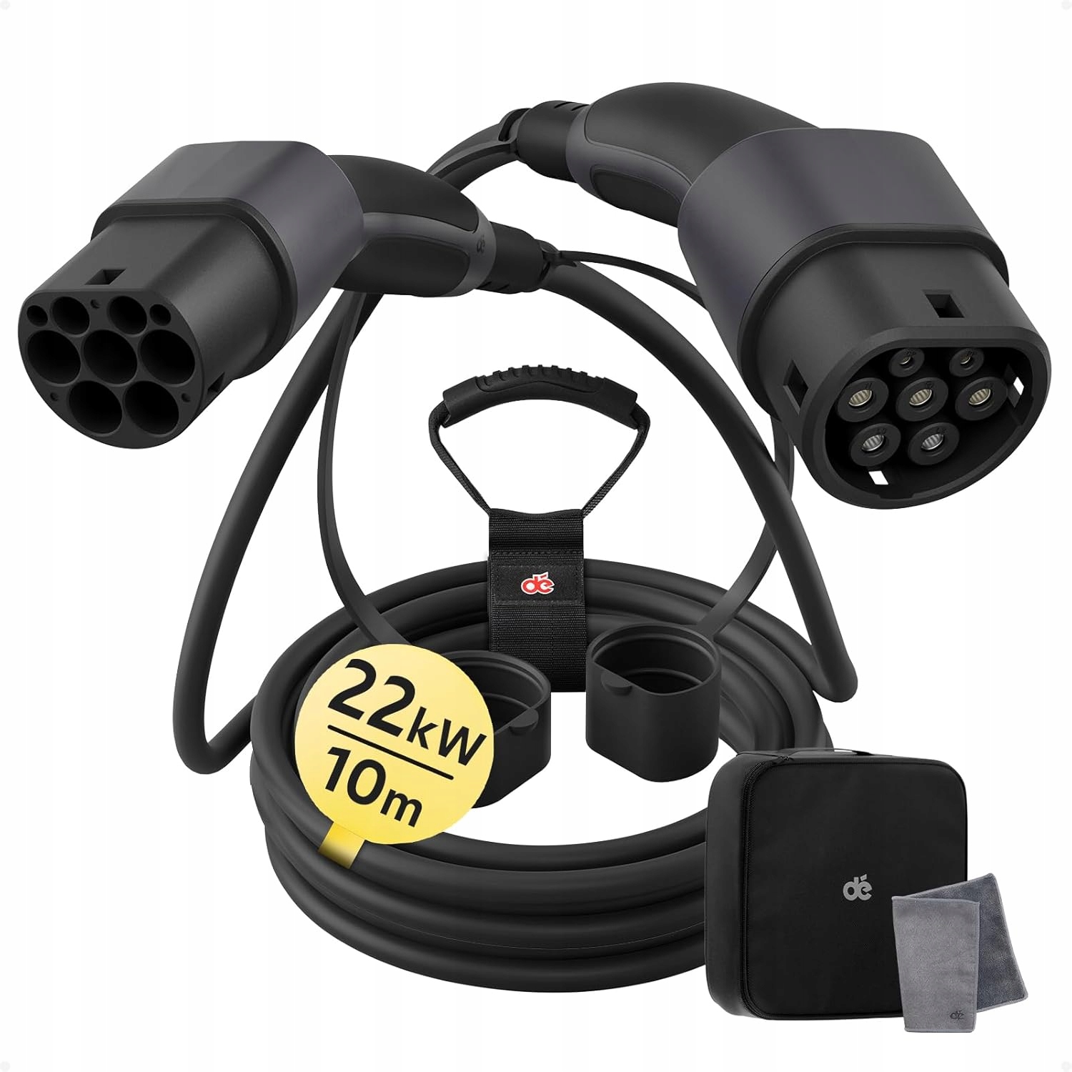 Nabíjací kábel Ev Type 2 22 kW 32A 3 fázy 10 m dé