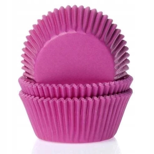 

Papilotki do muffinek różowe 50 szt.
