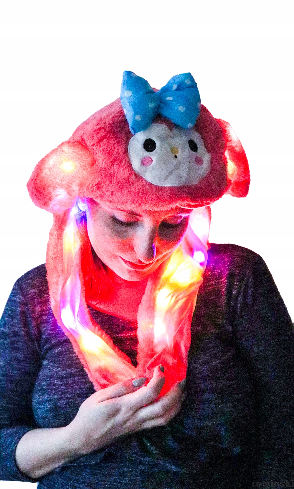 

Czapka Uszy Ruchome Plusz Led | Melody Hello Kitty