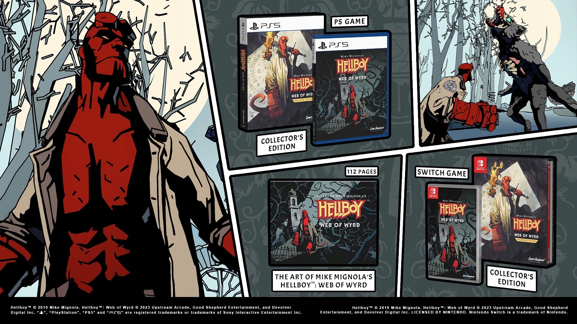 Mike Mignola's Hellboy Web of Wyrd Collector's Edition SWITCH Tytuł Mike Mignola's Hellboy: Web of Wyrd - Collector's Edition