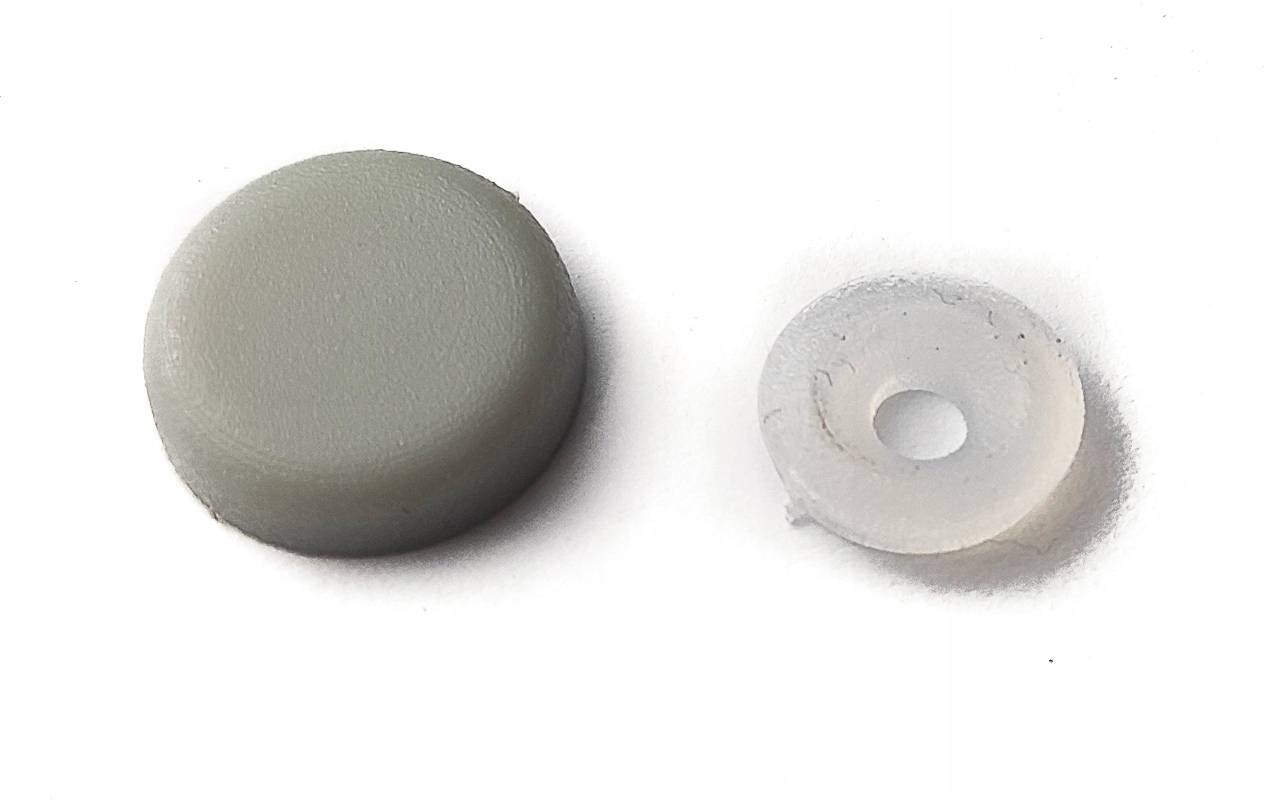 

Rozeta 14mm Zaślepka na wkręt 100szt Szary Mat