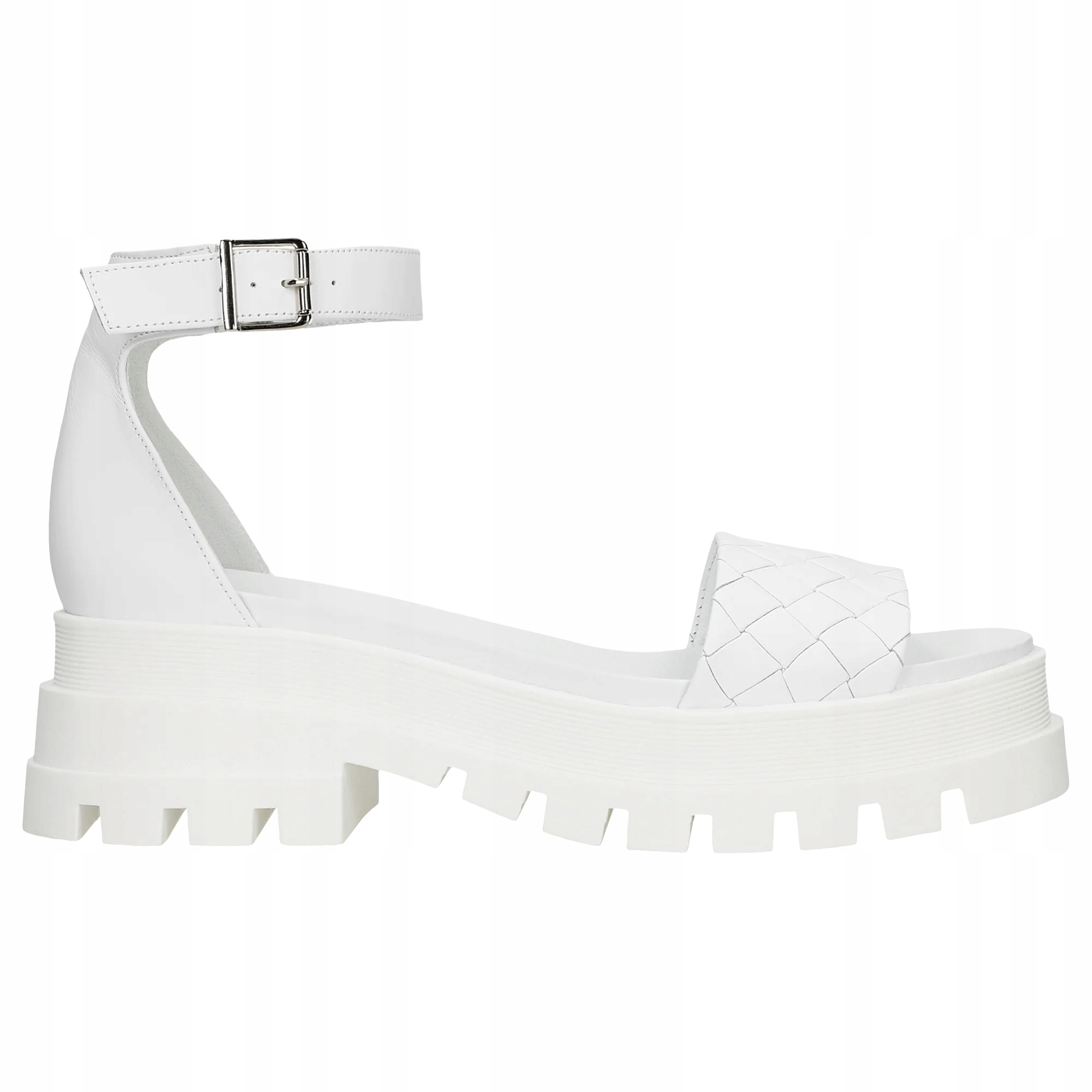 

Sandały damskie buty Wojas pikowane białe r. 36