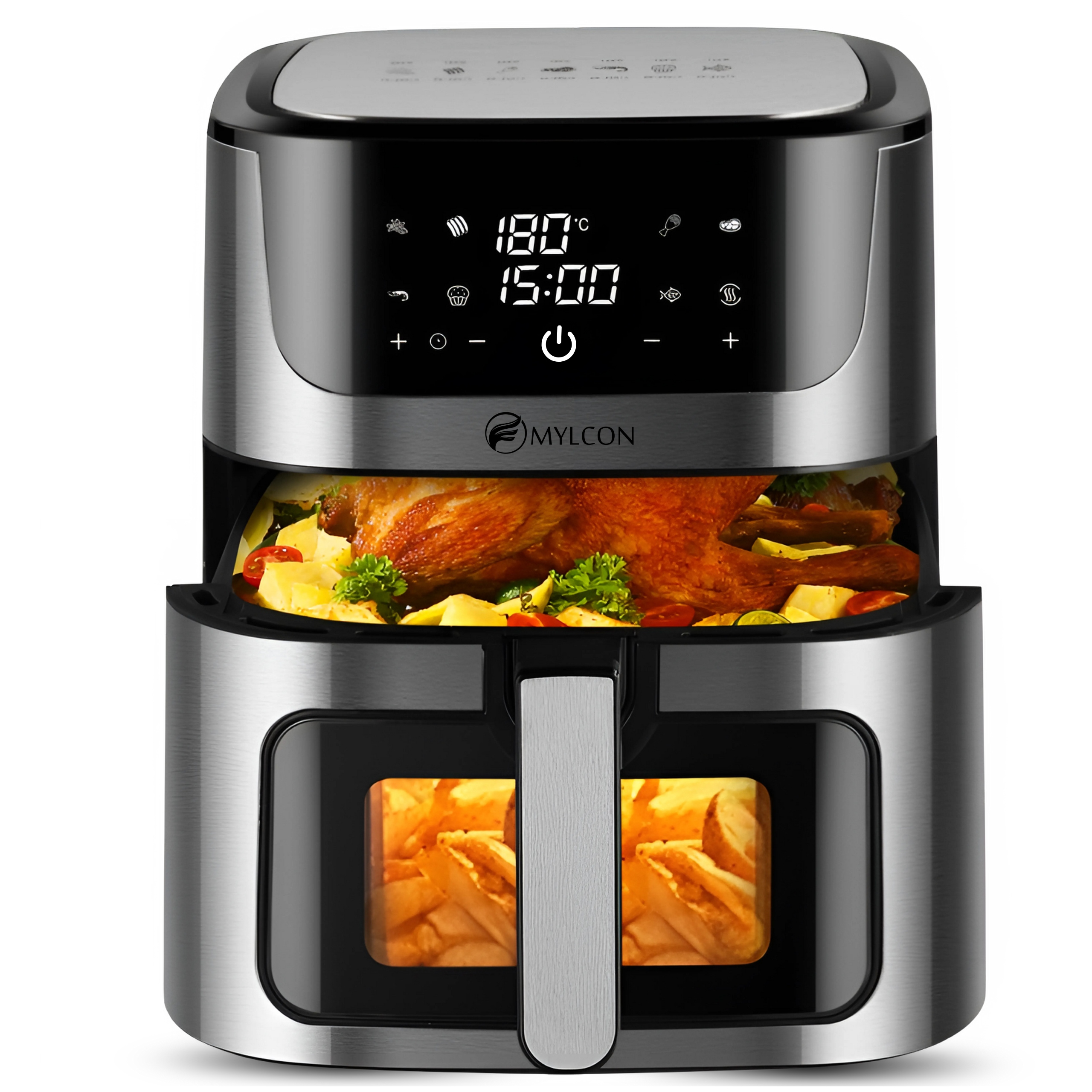 Frytkownica Beztłuszczowa Air Fryer Frytownica Duża 8L Duża Misa XXL Mocna