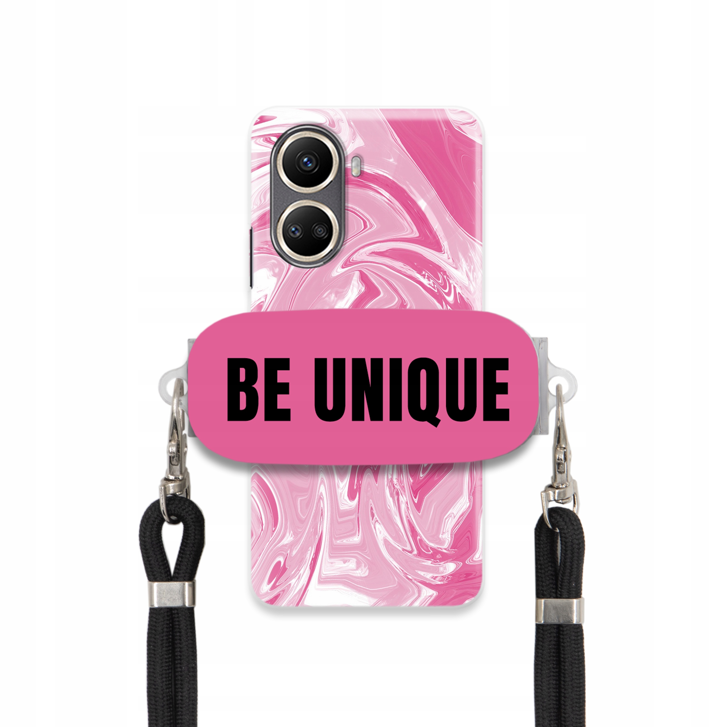 Pouzdro pro Huawei Nova 10 Se Case úchytka pro šňůrku Černá Růžová Mramorová Unique