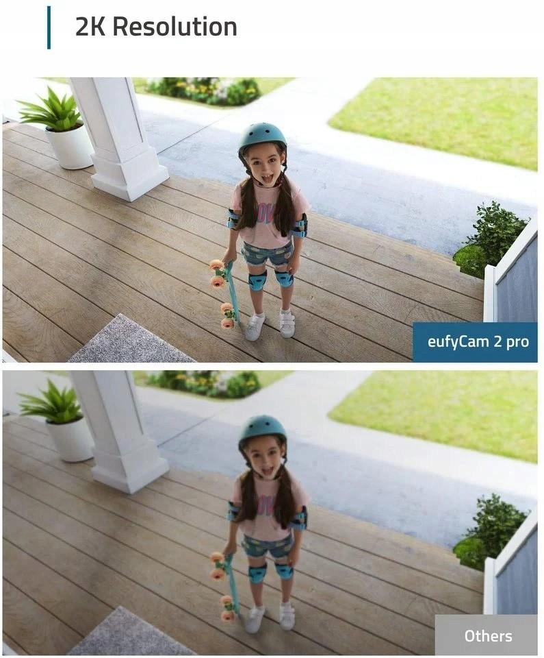 Zestaw kamer Eufy Cam 2 Pro 3+1 Eu/es/fr/es biało-szary