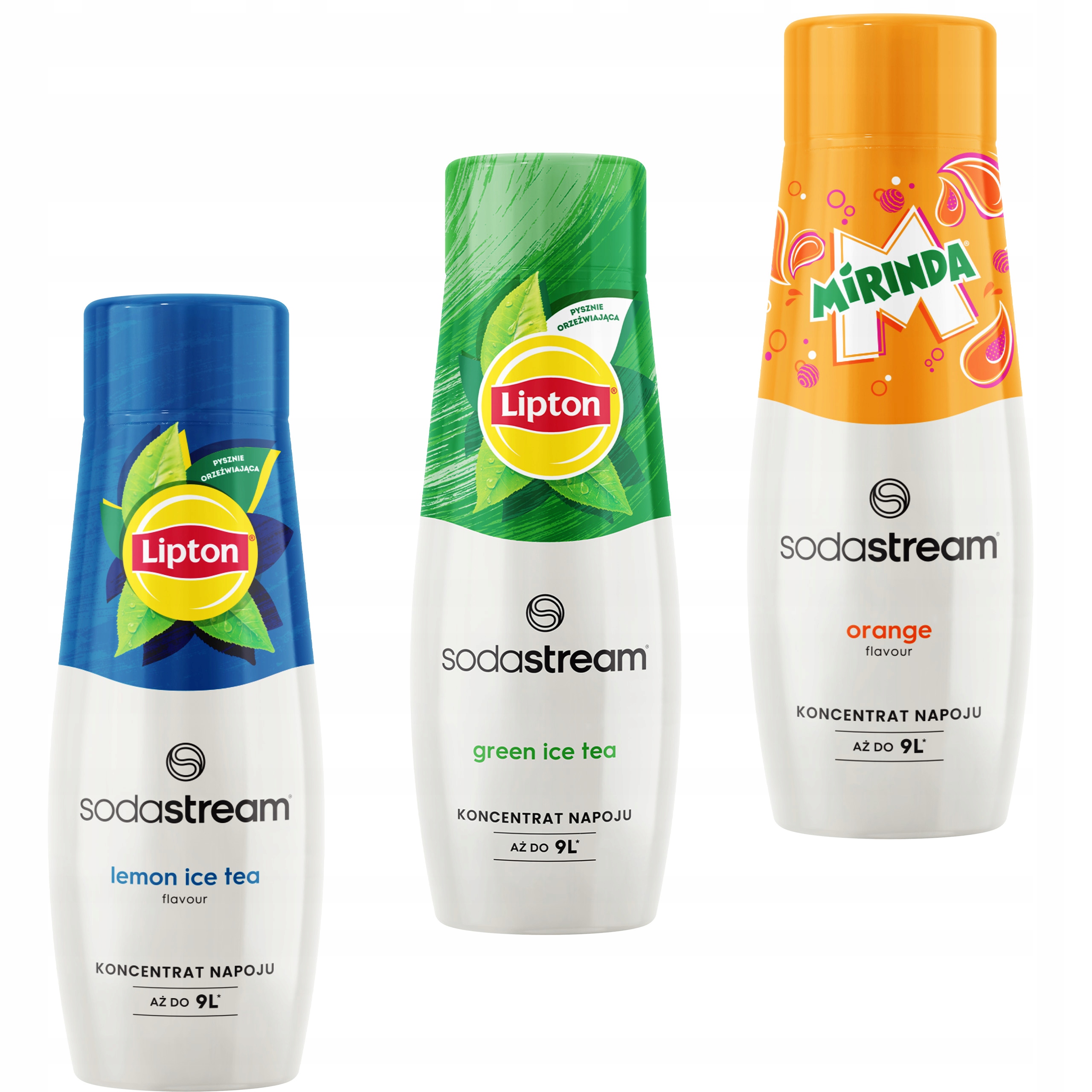 Levně Sirupy Sodastream: Lipton Lemon Čaj Green Ice Tea Mirinda