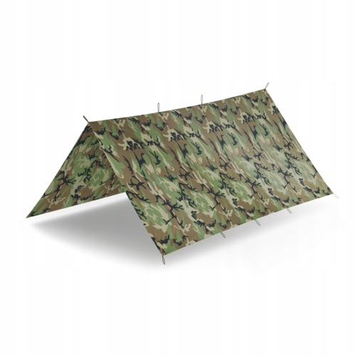 Płachta Biwakowa Helikon Supertarp Polyester Ripstop Us Woodland 3x3m