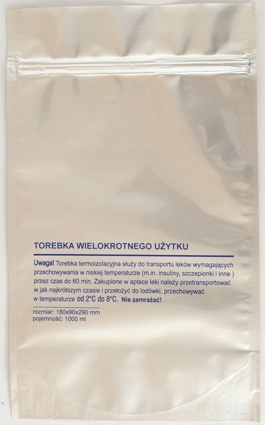 

Torba Termoizolacyjna 180X90X290MM, 1000ML.