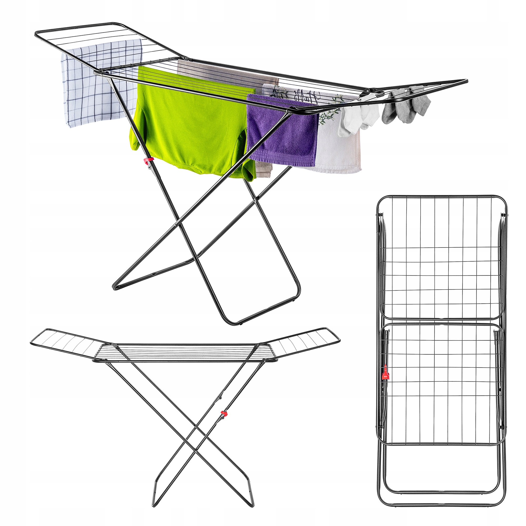 Levně Sušák Na Prádlo Stojací Balkonový 18m