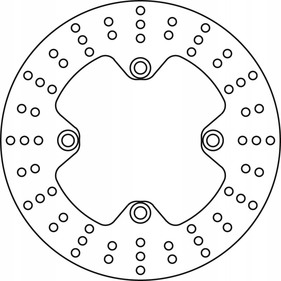 Trw Lucas Brzdový Kotúč Predný Honda Cb 250 Two Fifty 92-05, Zadný Honda
